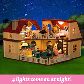 BananMelonBM dollhouse modular design encourages creative layouts