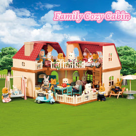 BananMelonBM dollhouse shows three-floor layout for expandable storytelling
