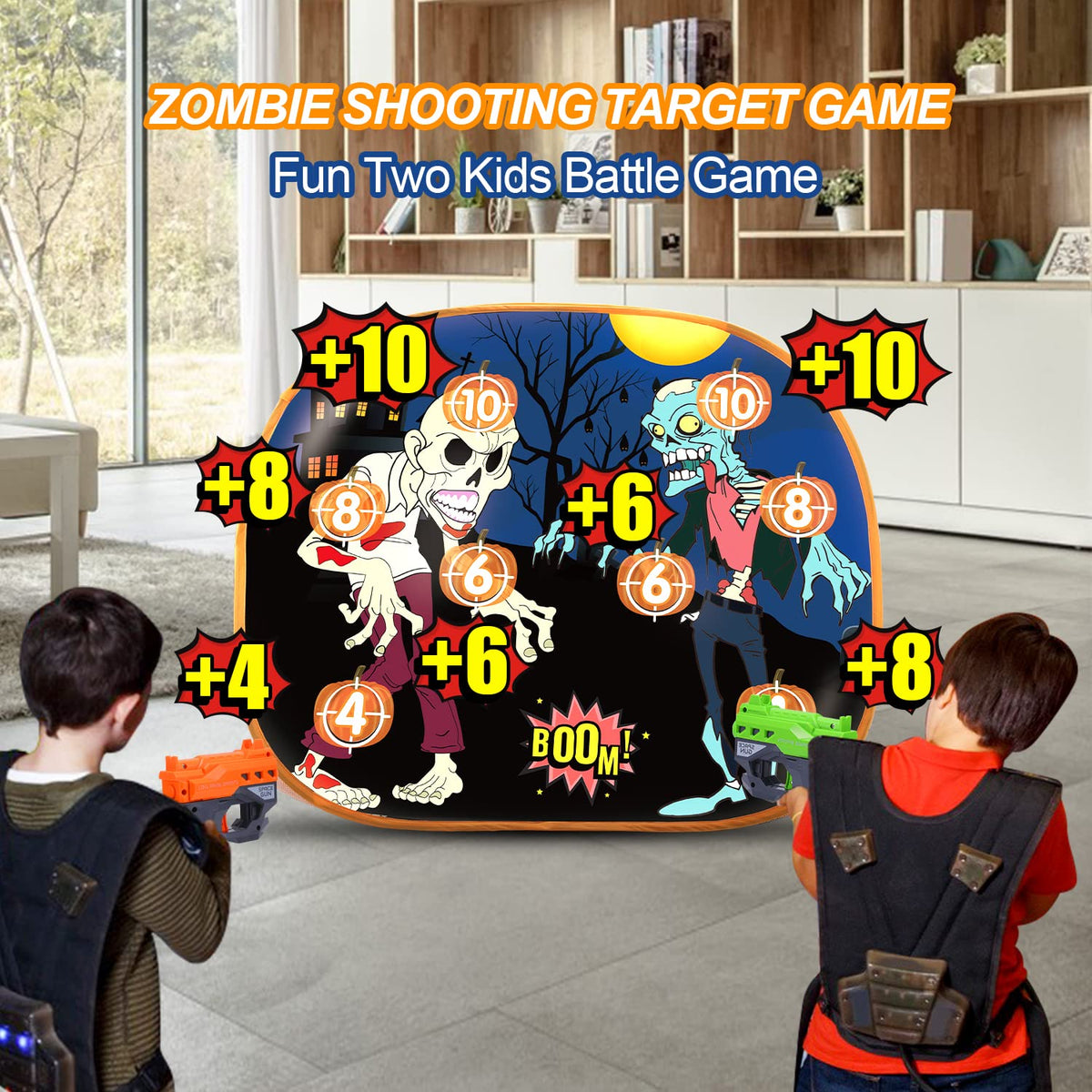 BananMelonBM foam dart guns are included for quick setup