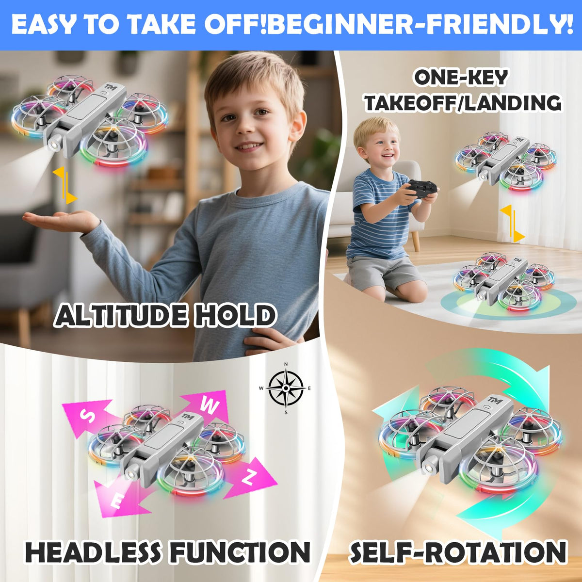 BananMelonBM drone includes removable guard for safer flights.