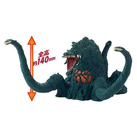 Bandai Biollante Sofvi figure displayed as a shelf centerpiece