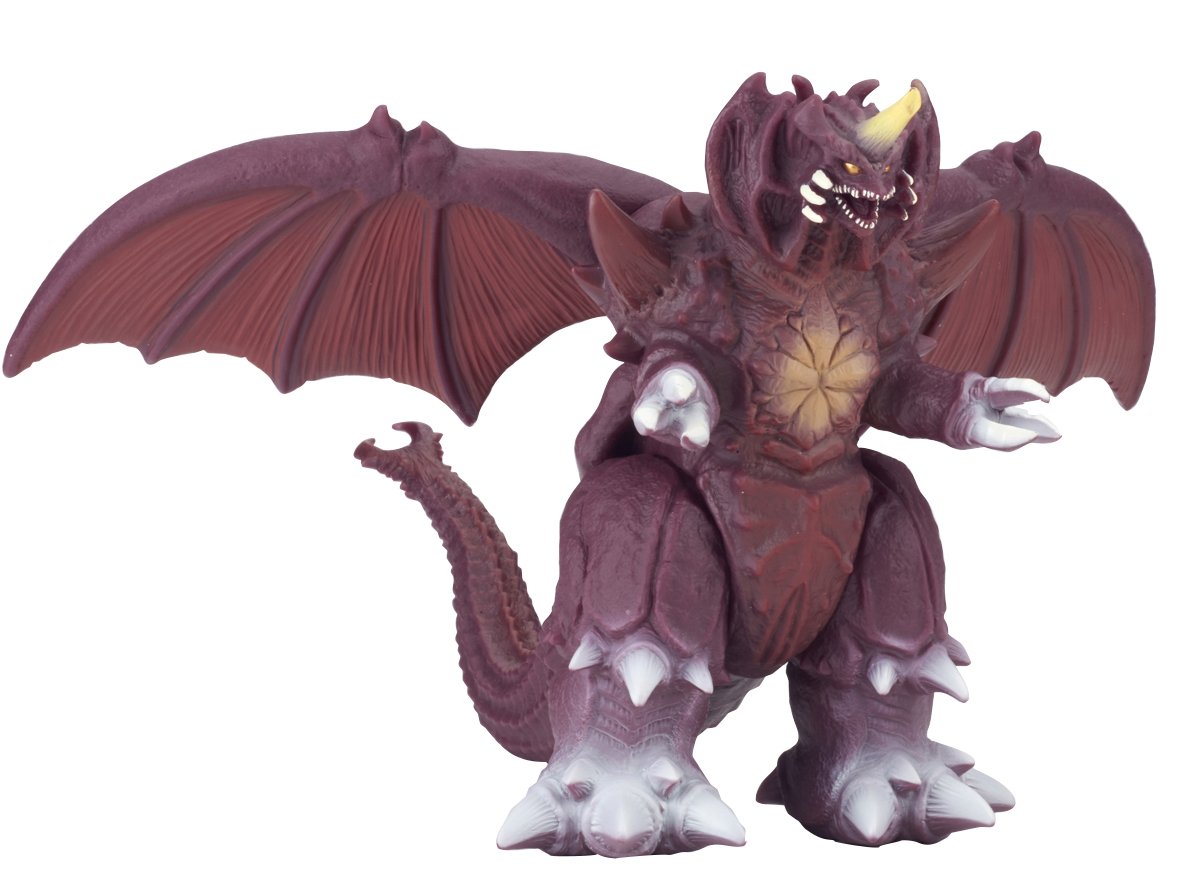 Bandai Destoroyah vinyl figure, front view, ideal display piece for collectors.