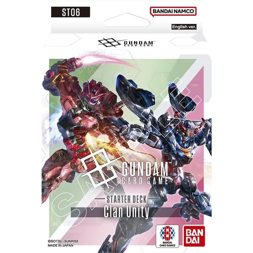 Bandai Gundam Card Game Starter Deck Clan Unity ST06 – 50-card set for quick, strategic battles