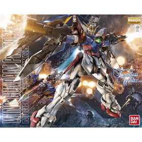 Bandai Hobby Wing Gundam Proto Zero EW box art shows official license and premium detailing.