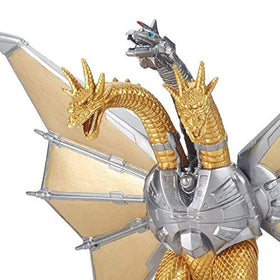 Bandai Mecha King Ghidorah detailed sculpt enhances display and photography.