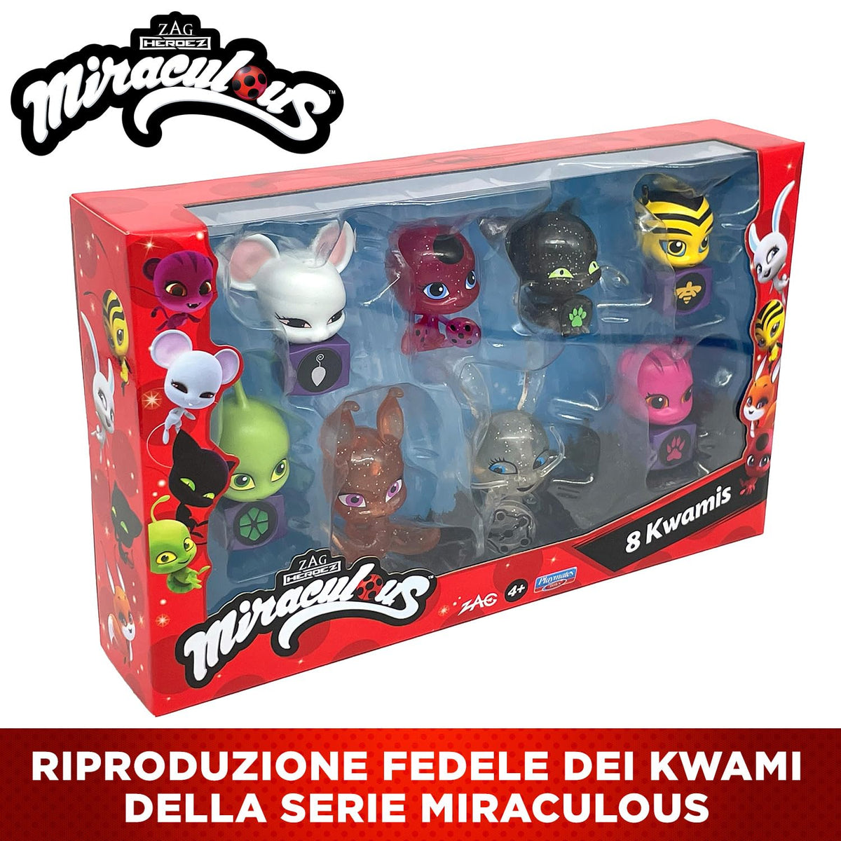 Bandai Miraculous Plagg figure ideal for superhero role-play and shelf decor.
