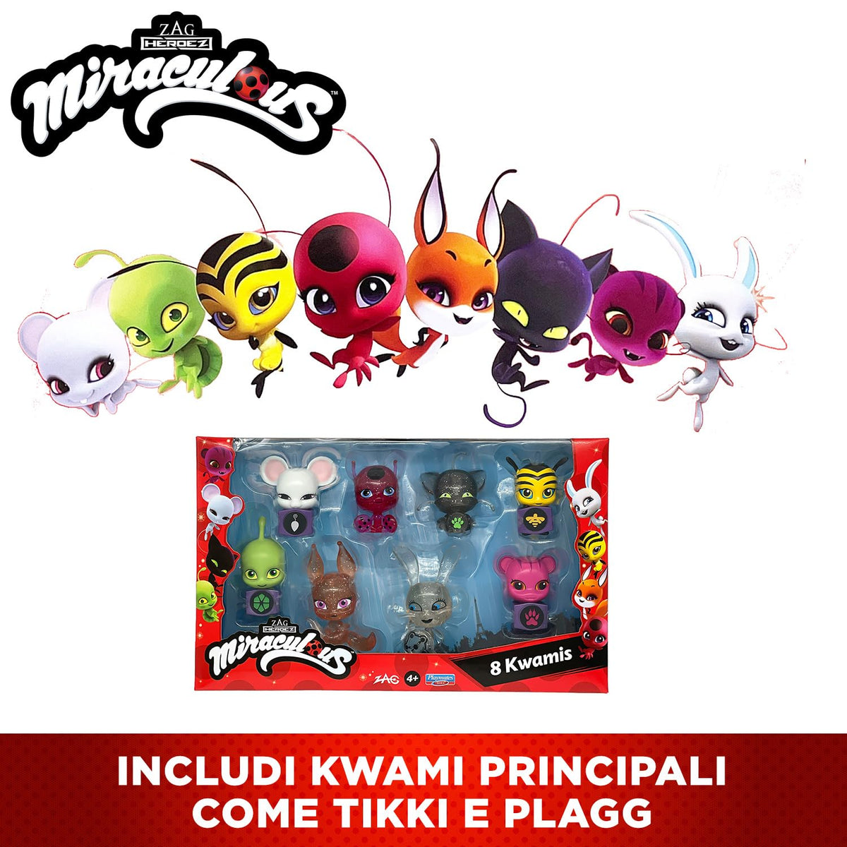 Bandai Miraculous Wayzz figure great for imaginative play and collection.