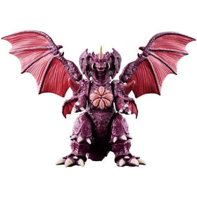 Bandai Namco Destoroyah 6-inch figure highlights crimson carapace and horns for dramatic shelf presence.