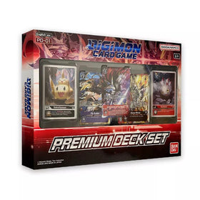 Bandai Namco Digimon Premium Deck PD-01 cover with dynamic artwork for display.