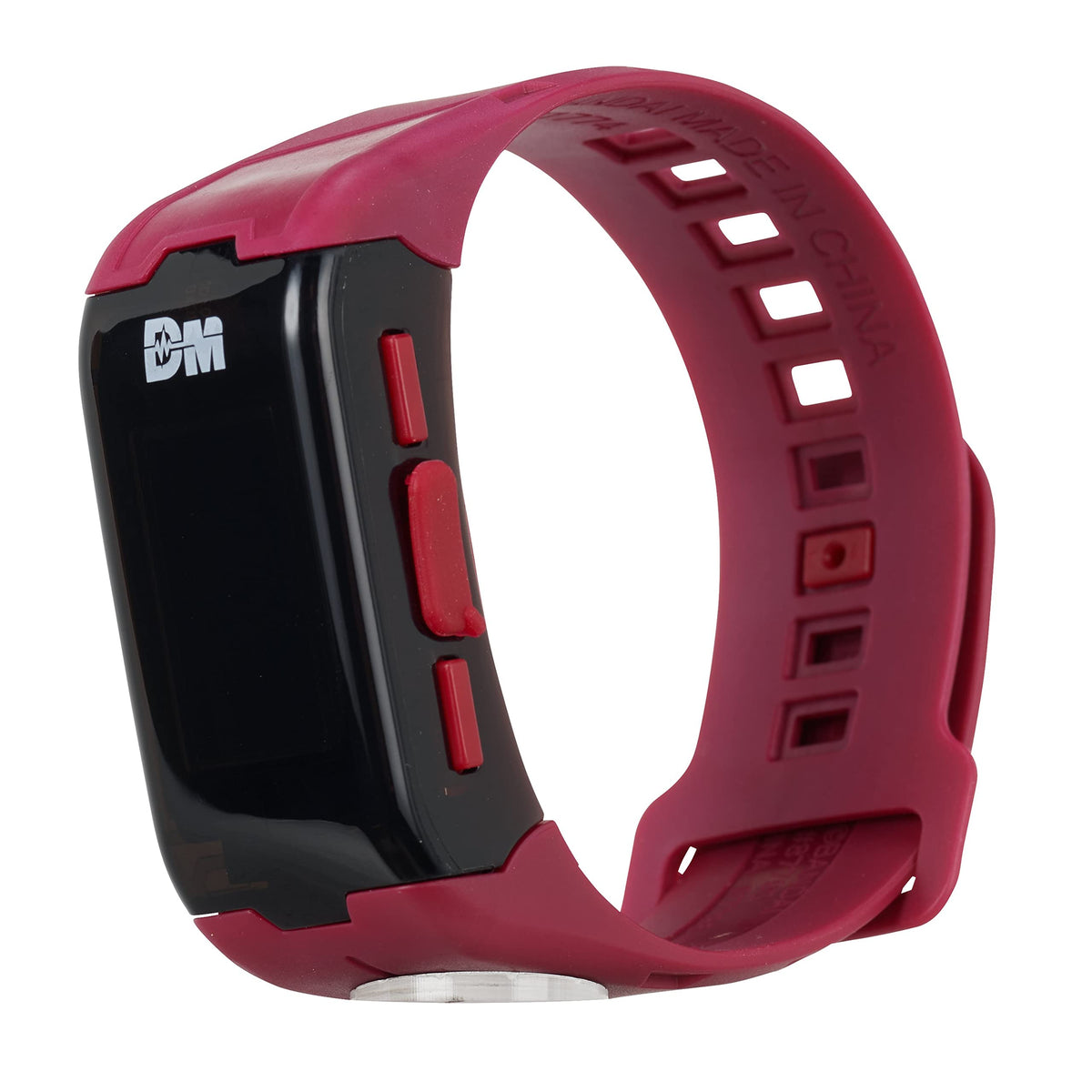 Bandai Namco Vital Hero red band tapping against NFC reader to trigger battles.