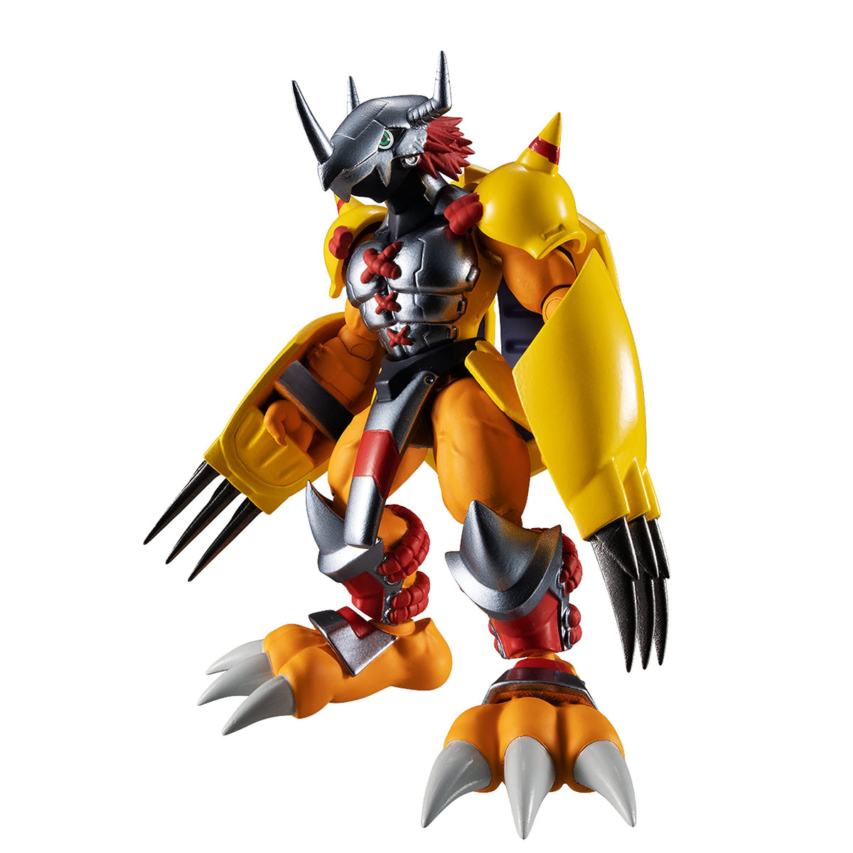 Bandai Namco Digimon WarGreymon SHODO figure shows armor detail for display