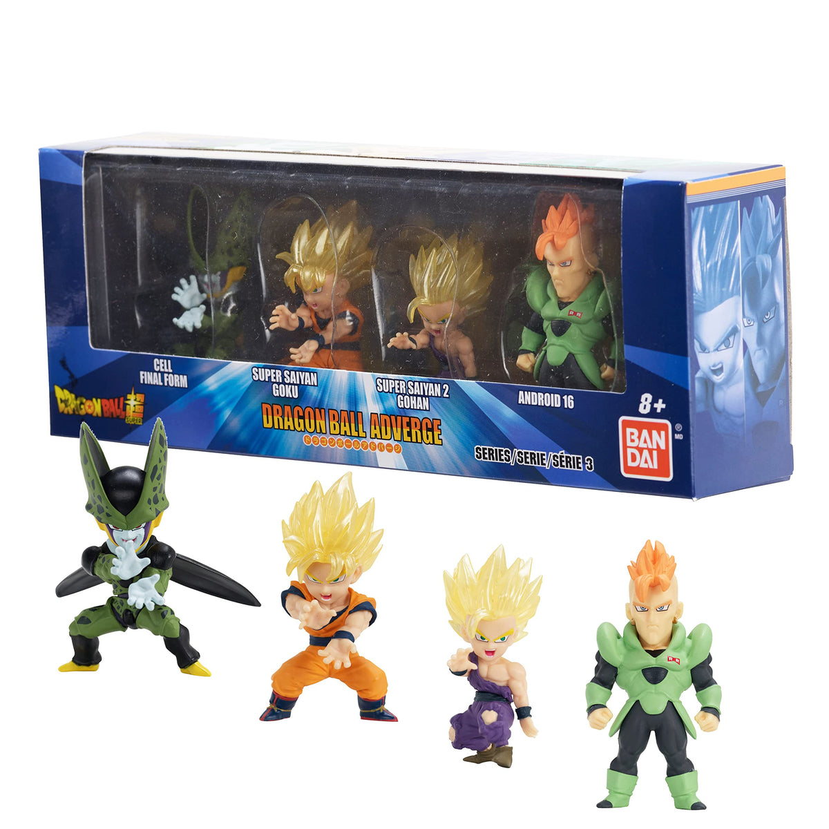 Bandai Namco Dragon Ball Adverge Set 6 SS Goku figure for display-ready collection.