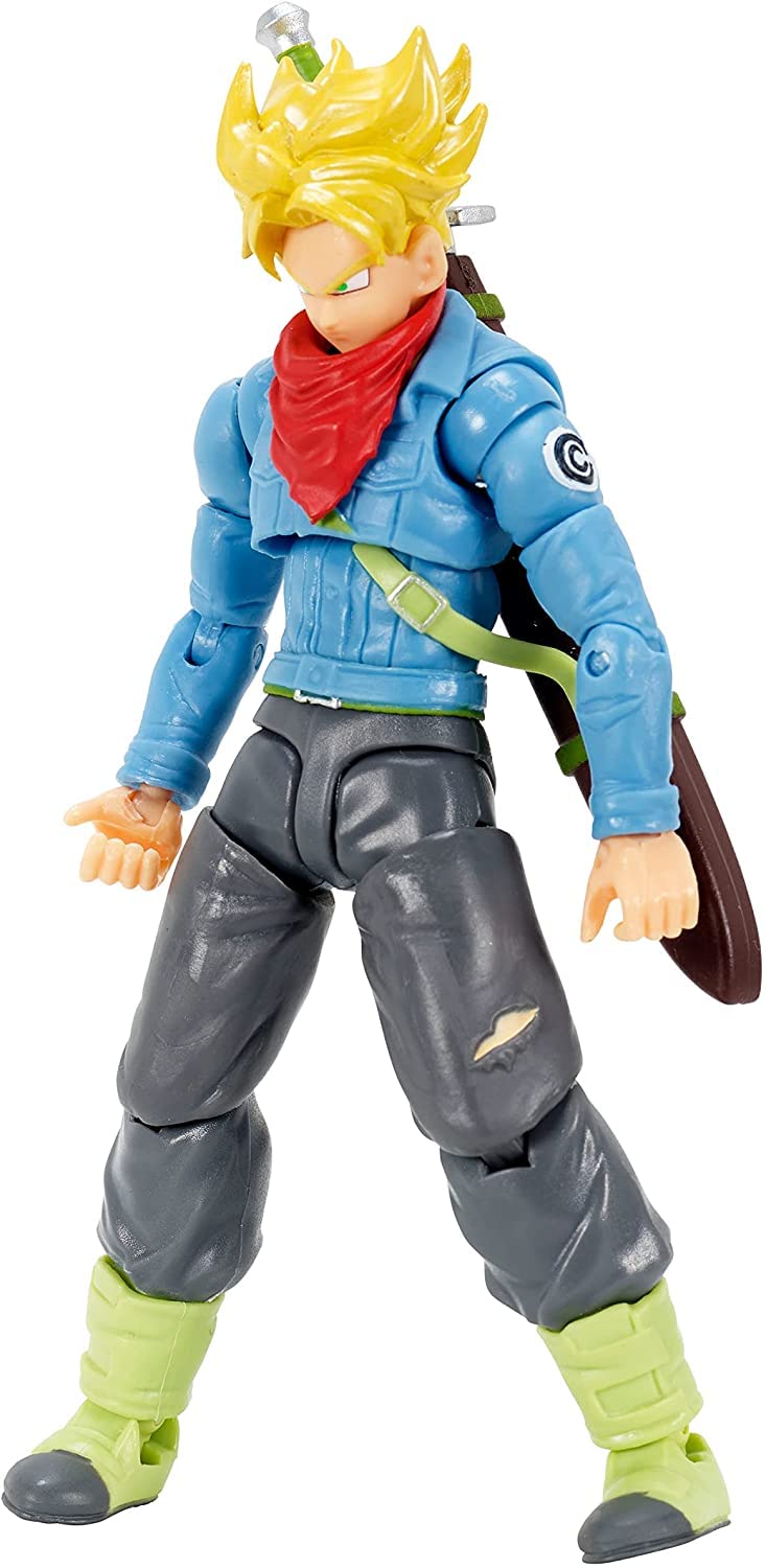 Bandai Namco Dragon Ball Evolve Trunks with 27 articulation points for flexible posing.