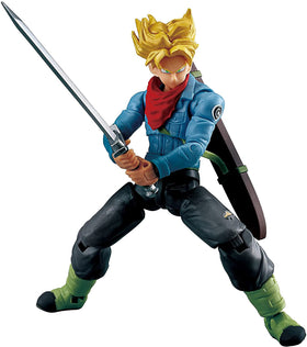 Bandai Namco Dragon Ball Evolve Trunks 5-inch figure ready for display and collection.