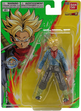 Bandai Namco Dragon Ball Evolve Trunks in Super Saiyan stance for dynamic display.