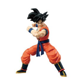 Bandai Namco Dragon Ball Super Evolve Son Goku figure in dynamic pose for display.