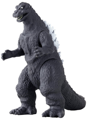 Bandai Namco Godzilla 1954 soft vinyl figure in front pose for display.