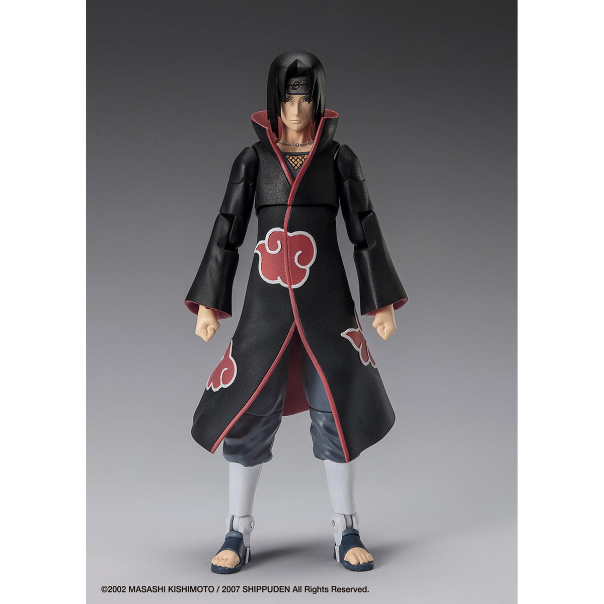 Bandai Namco Itachi Uchiha 5in figure articulation enables dynamic posing