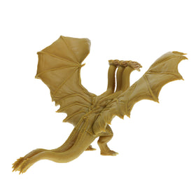 Bandai Namco King Ghidorah 2019 figure is made from soft vinyl for durable enjoyment.