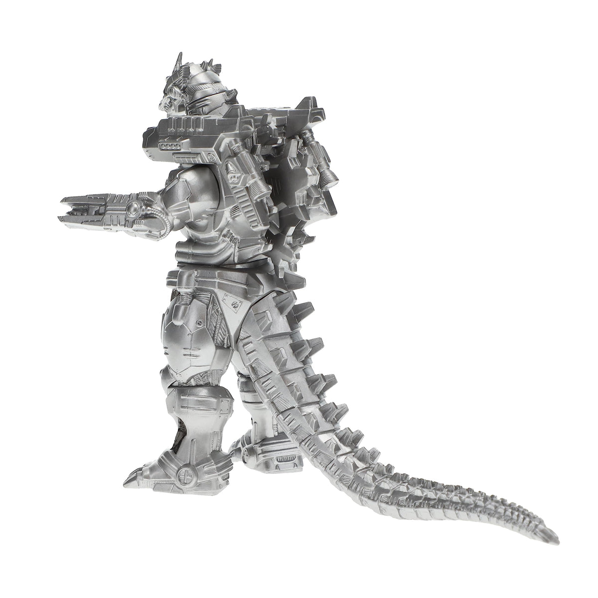 Bandai Namco Mechagodzilla detailed armor close-up for near-film accuracy.