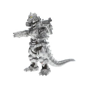 Bandai Namco Mechagodzilla side view shows articulated joints for poseable display.