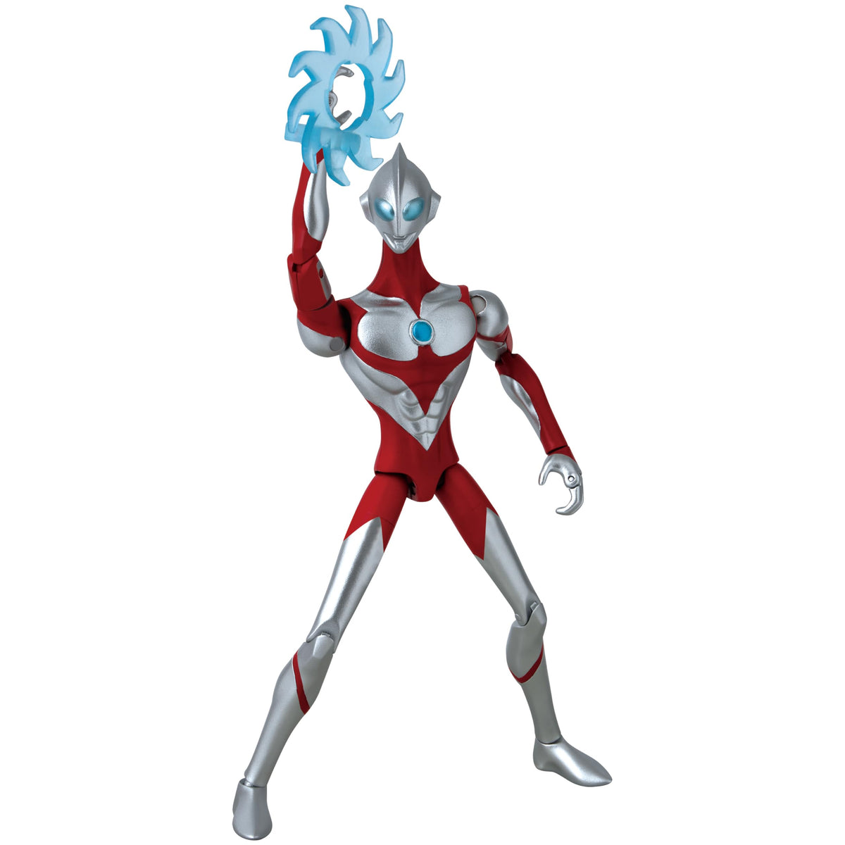 Ultraman Rising figure with Emi baby Kaiju included for storytelling play.