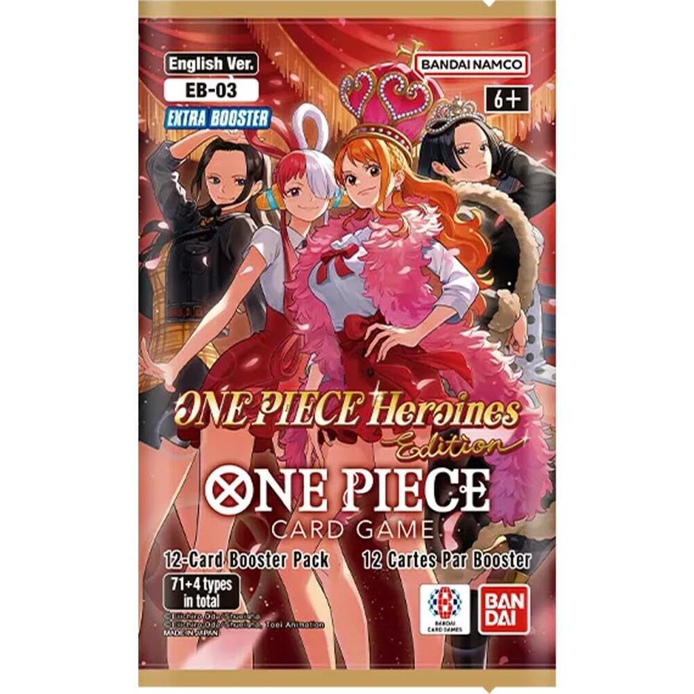 Bandai One Piece Card Game EB-03 booster pack opens new heroines and expands your deck options.