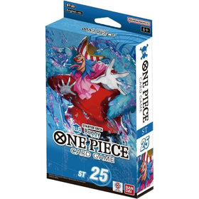 Bandai One Piece Starter Deck ST-25 Buggy front view for beginner-friendly setup