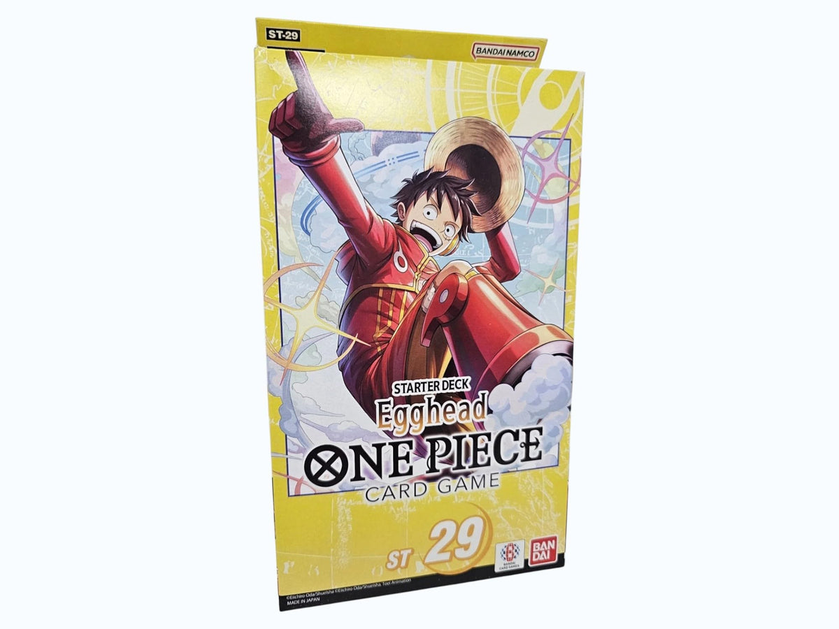 Bandai One Piece Egghead starter deck cover—easy setup for new players.