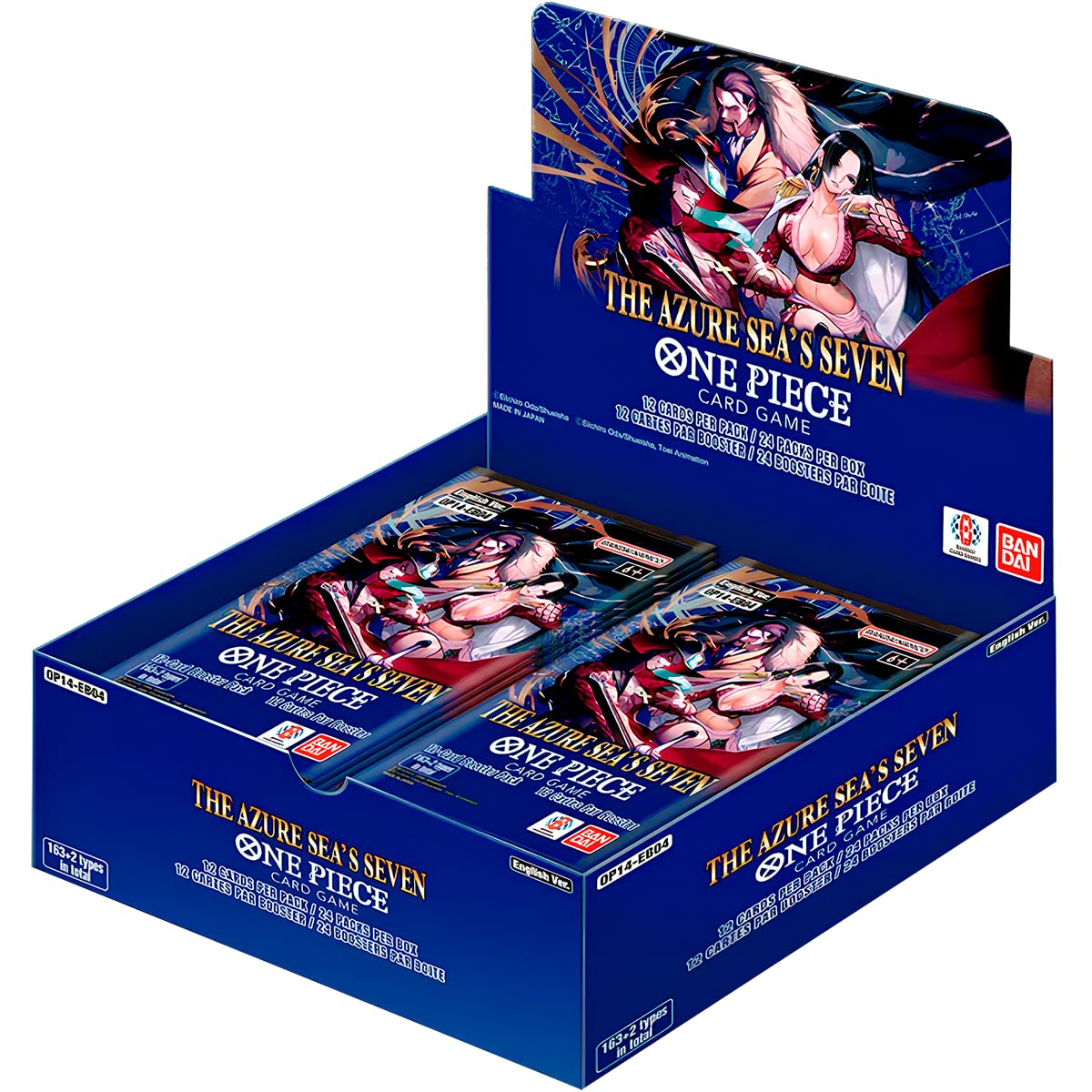 Bandai One Piece TCG EB-04 first English release with alternate art cards showcased.