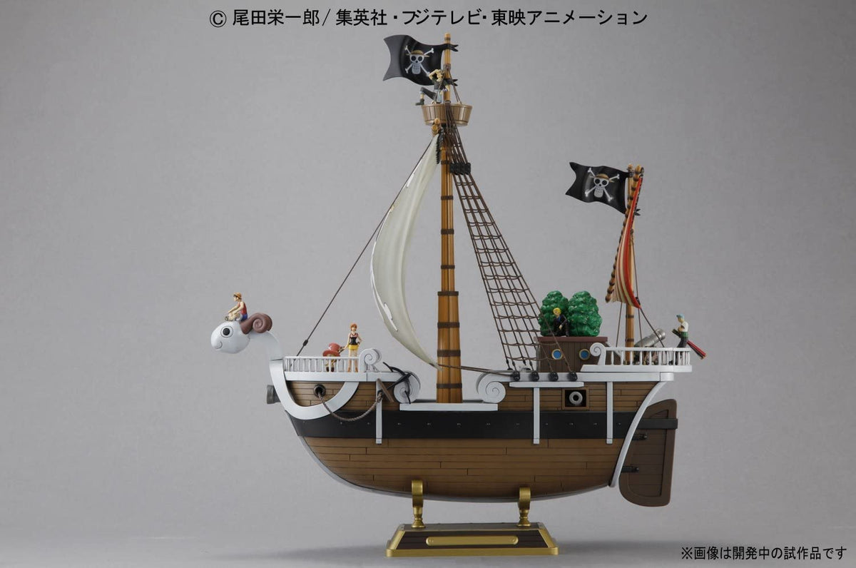 Bandai Spirits Going Merry cannon and anchor details enhance accessories and realism