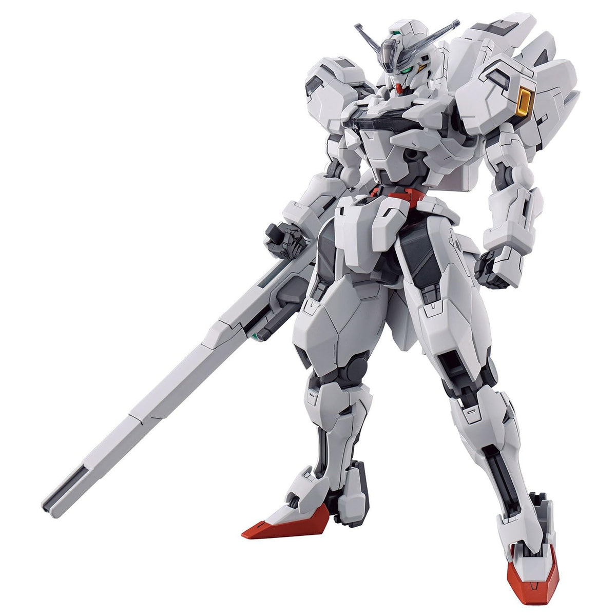 Bandai Spirits Gundam Calibarn front view showing poseable form and detailing.