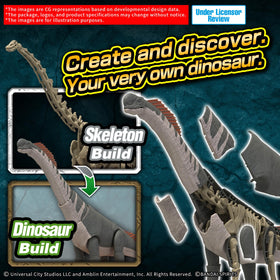 Bandai Spirits Plannosaurus display base with Jurassic World logo enhances presentation