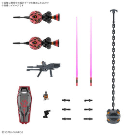 Bandai Spirits Red Gundam bits enhance poses with attachable details