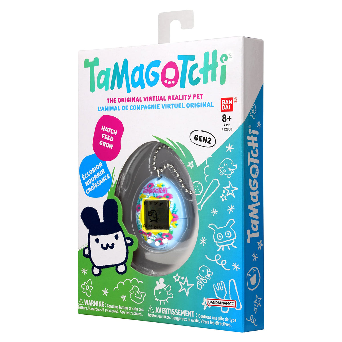 Bandai Tamagotchi Original Garden Poppies battery included for immediate play.