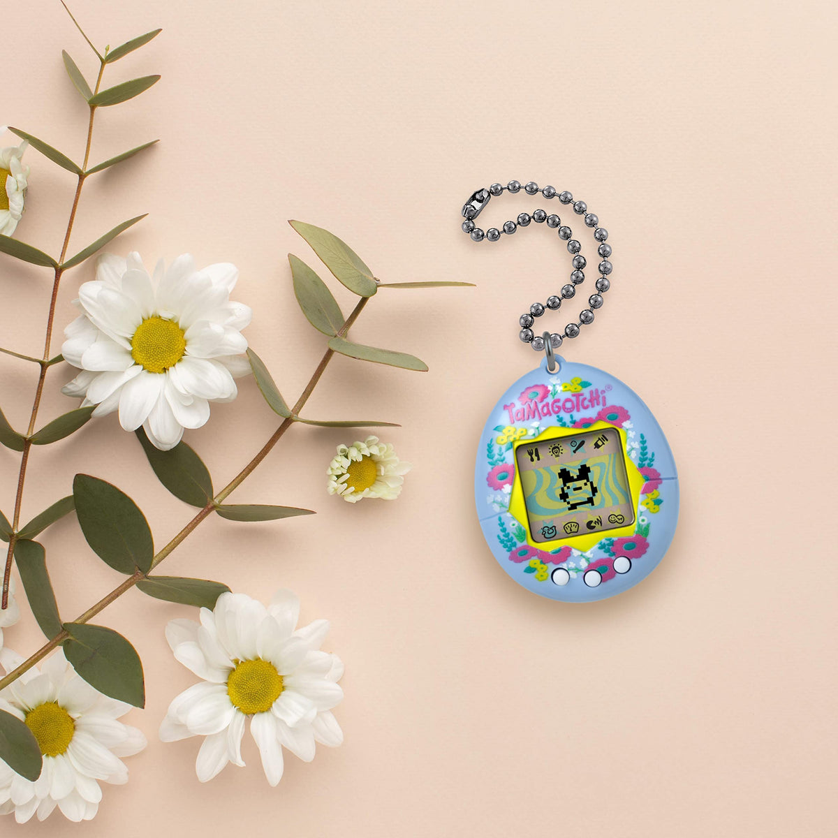 Bandai Tamagotchi Original Garden Poppies numbers game play demonstrates quick, casual challenges.