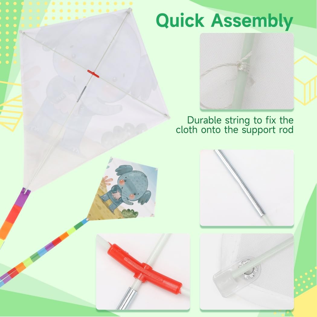 B bangcool blank kite ready for painting, inspiring kids creativity outdoors