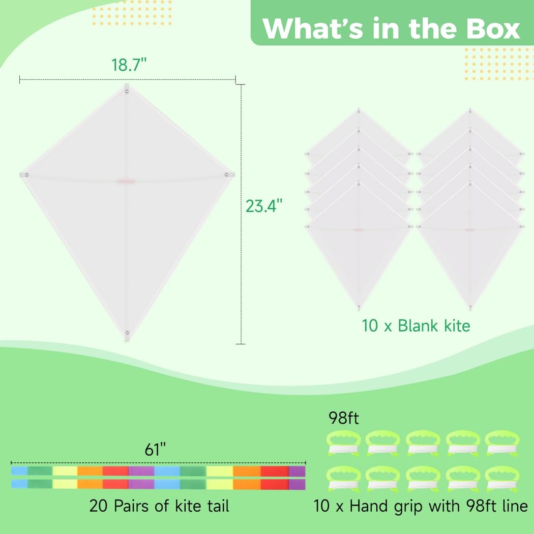 B bangcool kite size 0.6m by 0.5m supports easy handling