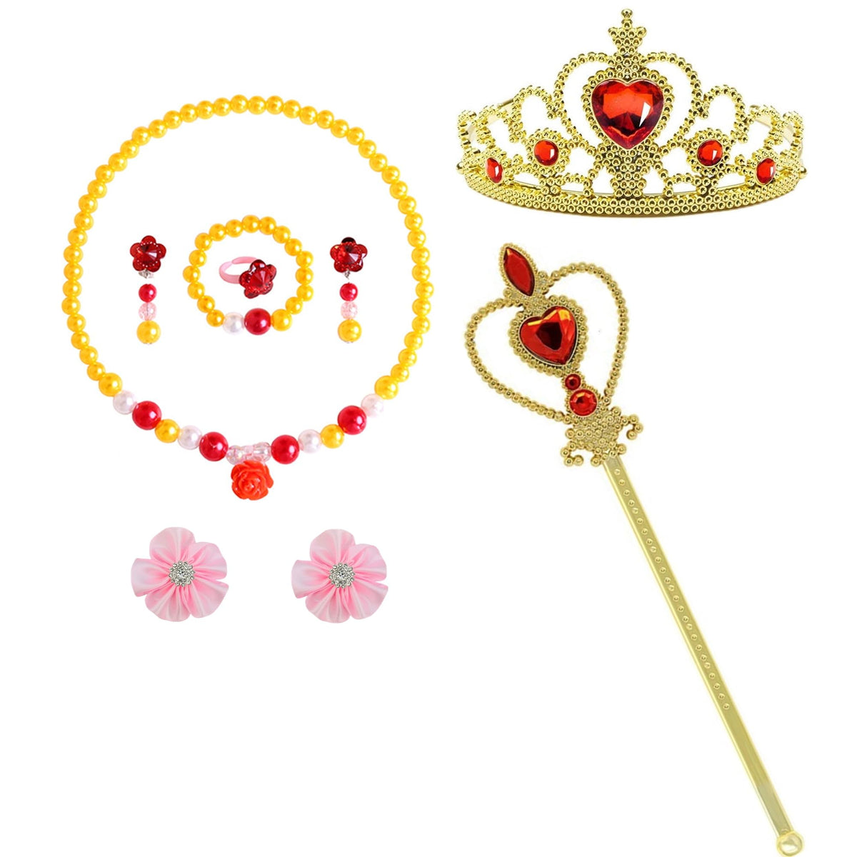 BanKids Princess Belle dress accessories pack including crown and wand.
