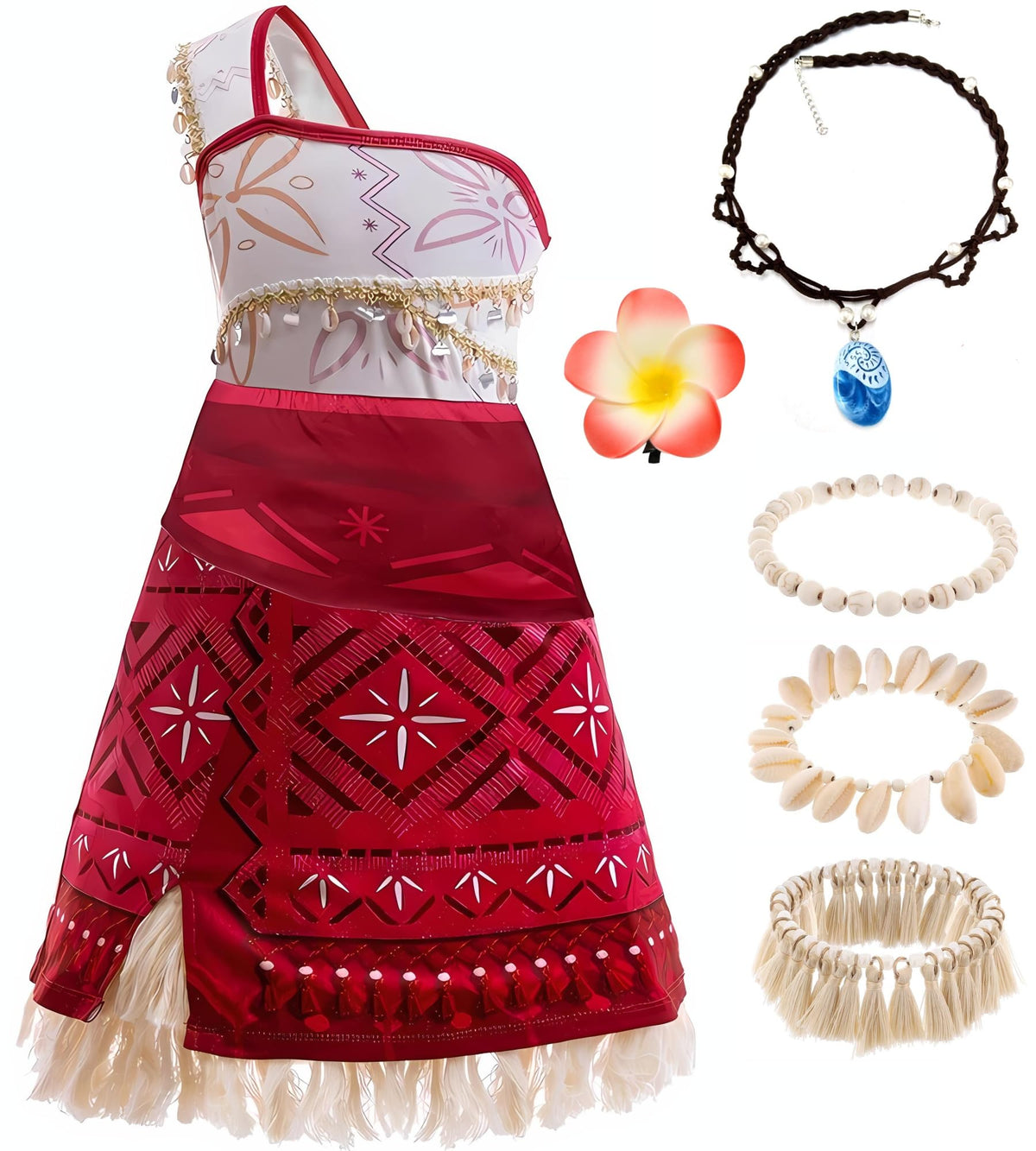 BanKids princess dress tassels for a playful party look