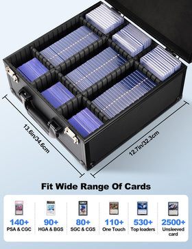 banloga aluminum alloy frame strengthens the case for long-term card storage.