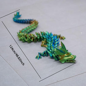 BANPIWOLG crystal dragon centerpiece, an eye-catching piece for shelves.