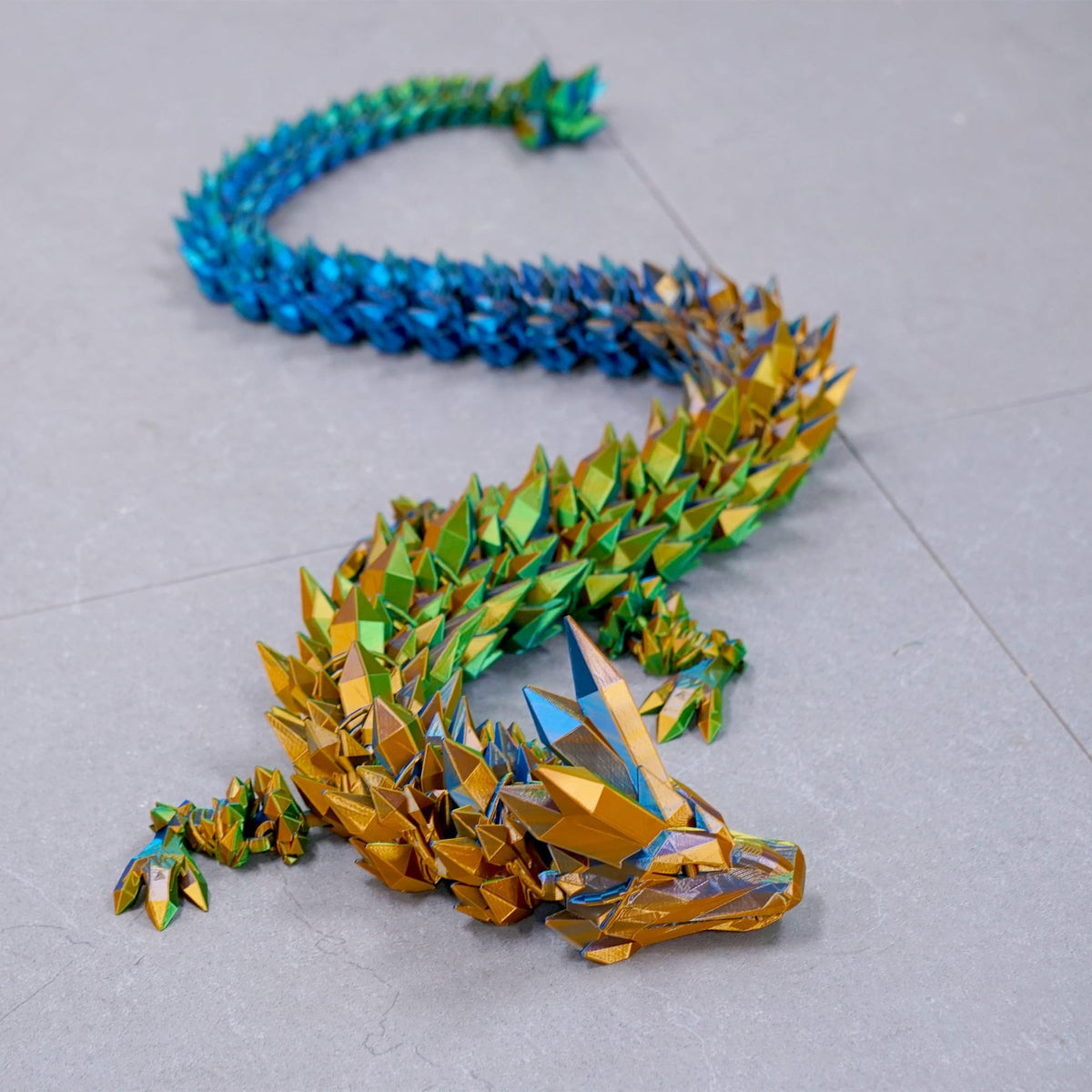 Banpiwolg dragon model on car dash, quirky ornament.