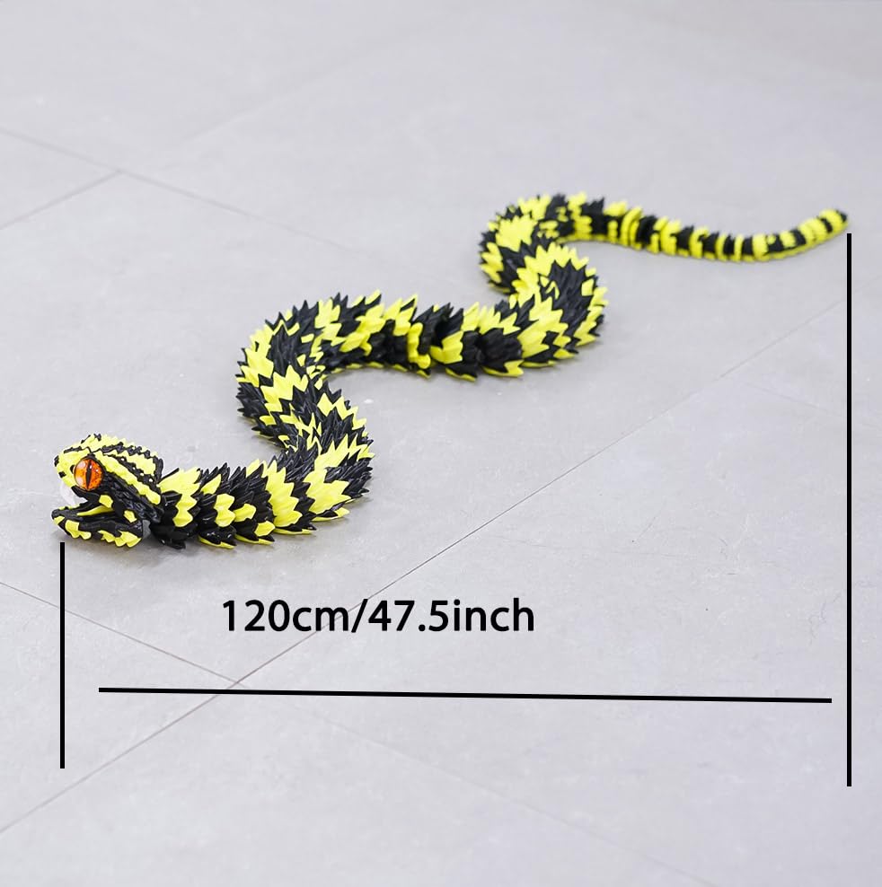 BANPIWOLG snake model for bedroom decor adds whimsy and color.