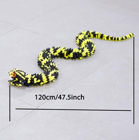 BANPIWOLG snake model for bedroom decor adds whimsy and color.