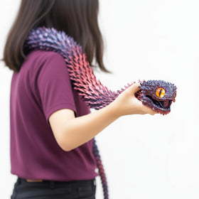 BANPIWOLG snake model with flexible joints ideal for tactile fidgeting.