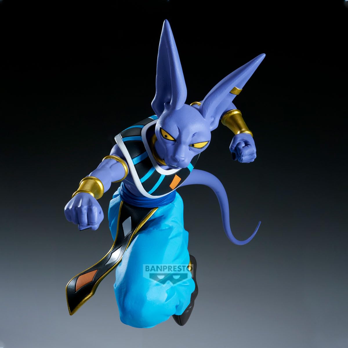 Banpresto Beerus box shows Bandai Namco warning label