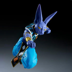Banpresto Beerus figure height of 5.9 inches for compact shelves
