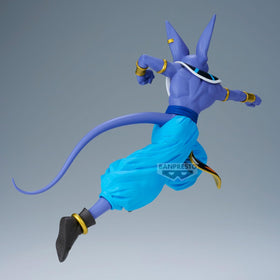 Banpresto Beerus iconic pose captured for dynamic display