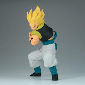 Banpresto Gogeta Grandista figure side view ideal for shelves.